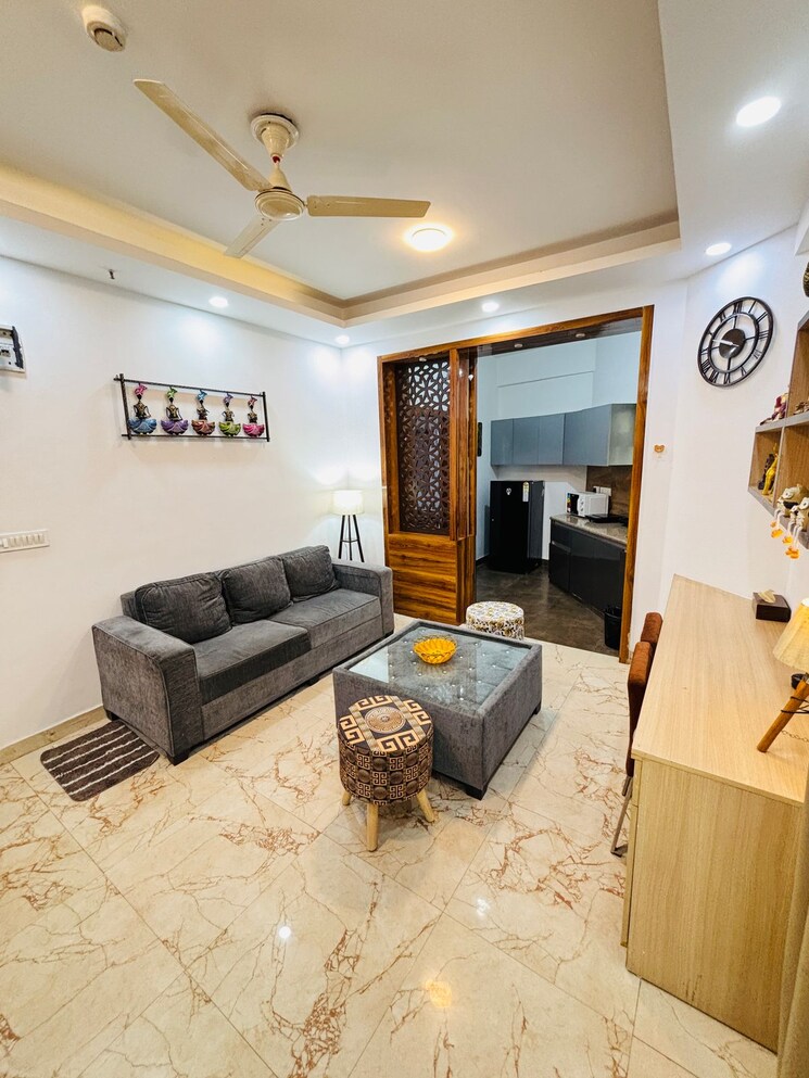 Living Room, nimbus-the-golden-palm 1 Bedroom 756 Sq.Ft. Apartment In Sector 168 Noida 9094745