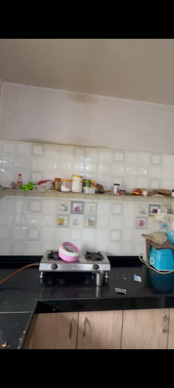 Kitchen in 1 BHK Apartment at Raunak Park View, Ghodbunder Road – for Sale