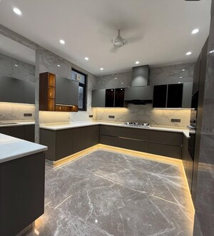 Kitchen in 4 BHK Builder Floor at Greater Kailash I – for Sale