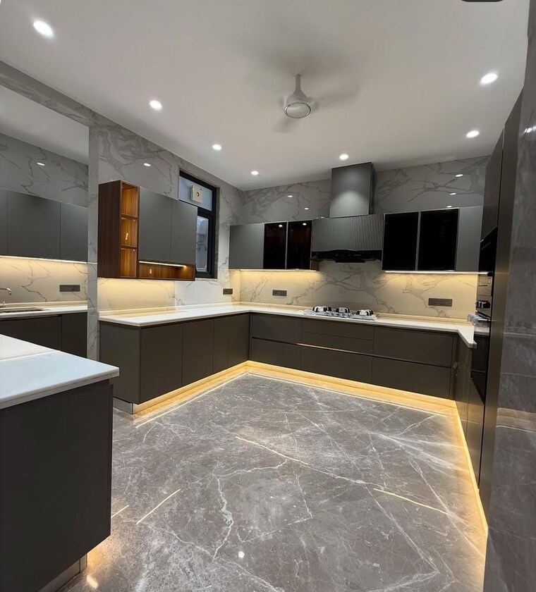 Kitchen, greater kailash i 4 Bedroom 2700 Sq.Ft. Builder Floor In Greater Kailash I Delhi 9094775
