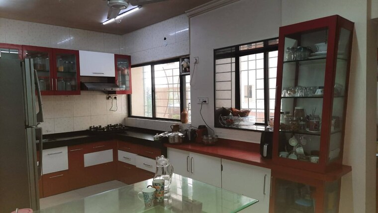 Kitchen, akashganga-apartment 4 Bedroom 1400 Sq.Ft. Apartment In Pimpri Chinchwad Pcmc Pune 9094792