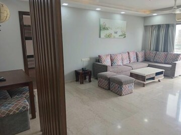 Living Room in 3 BHK Apartment at Adani Western Heights Sky Apartments, Andheri West – for Rent