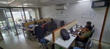 Team Area in  Office Space at Shivalik Shilp, Sanidhya – for Rent