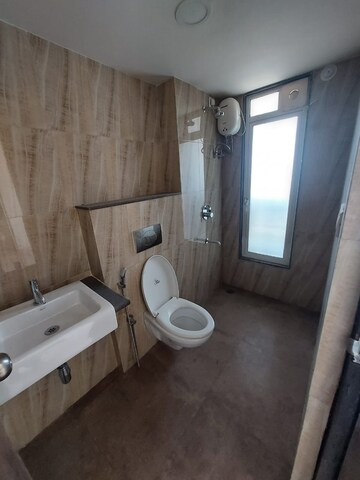 Bathroom in 2 BHK Apartment at Lodha Amara, Kolshet Road – for Rent