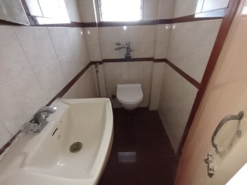 Bathroom in 3 BHK Apartment at Om Sai Shree CHS, Vashi Sector 28 – for Rent