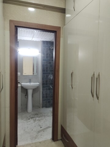 Bathroom in 3 BHK Apartment at Sector 19b Dwarka – for Rent