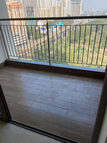 Balcony in 2 BHK Apartment at Kalpataru Paramount, Kapur Bawdi – for Rent