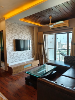 Living Room in 3 BHK Apartment at HDIL Metropolis Residences, Andheri West – for Sale