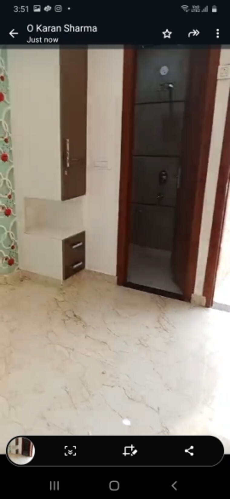 Bathroom, mansa ram park 2 Bedroom 55 Sq.Yd. Builder Floor In Mansa Ram Park Delhi 9095424