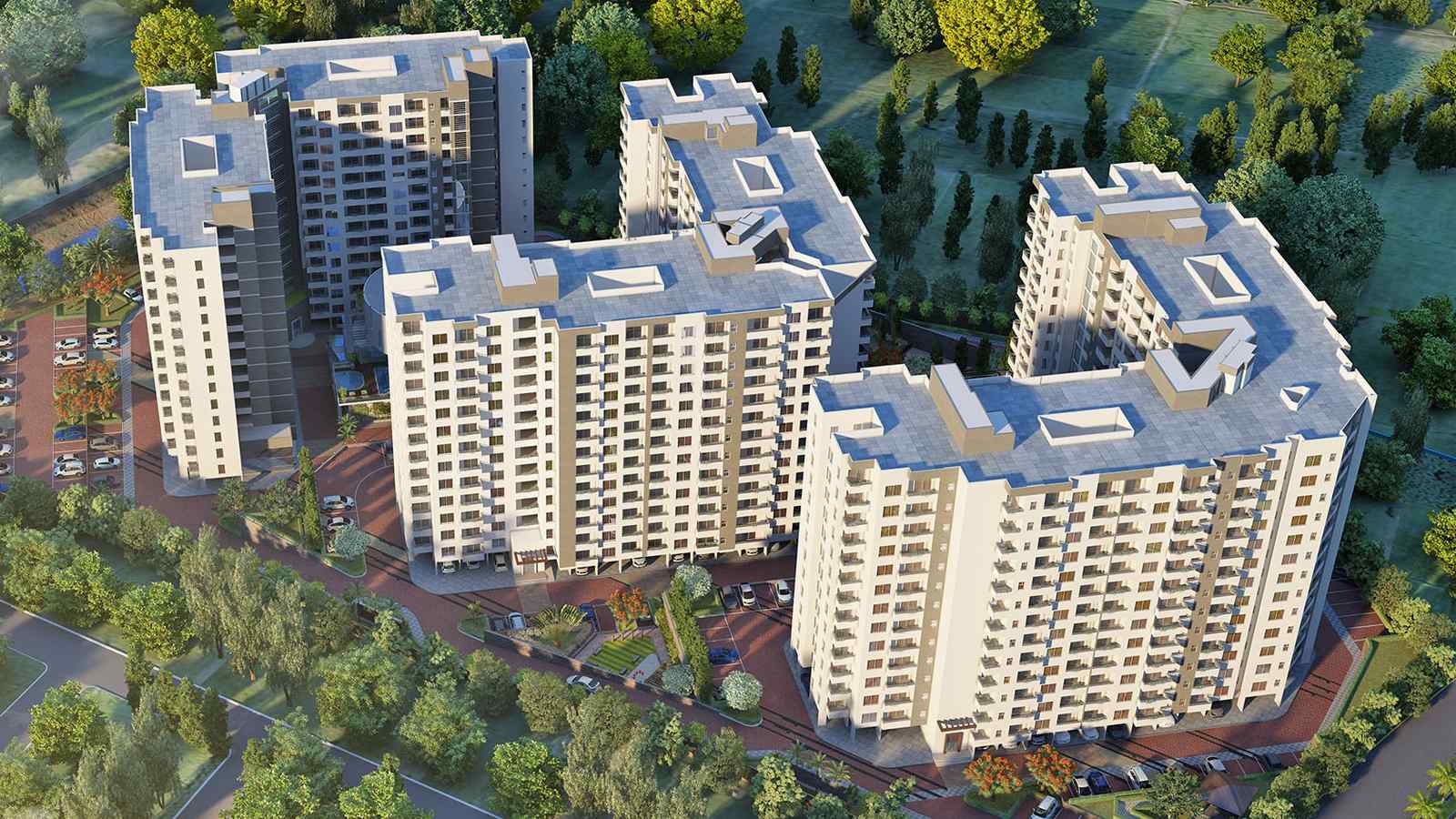 3 BHK 1690 Sq.Ft. Apartment in Brigade Omega