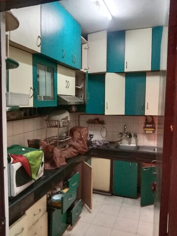 Kitchen in 3 BHK Apartment at Rajendra Nagar Sector 2 – for Rent