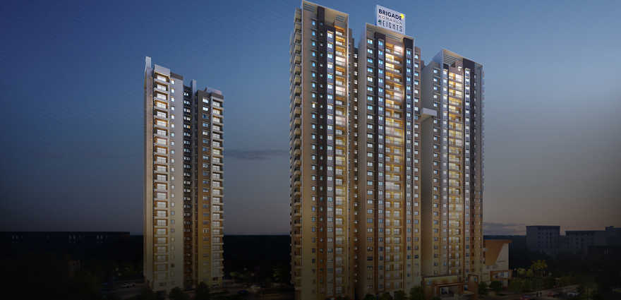 3 BHK 1774 Sq.Ft. Apartment in Brigade Komarla Heights