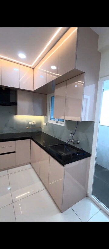 Kitchen in 3 BHK Apartment at Rajapushpa Provincia, Narsingi – for Rent