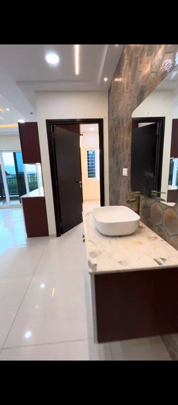 Bathroom in 3 BHK Apartment at Rajapushpa Provincia, Narsingi – for Rent