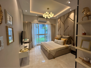 Living Room in 2 BHK Apartment at Orlem – for Sale