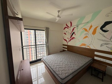 Bedroom in 2 BHK Apartment at Shapoorji Pallonji Joyville Hinjewadi, Hinjewadi – for Rent