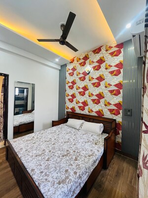 Bedroom in 3 BHK Builder Floor at Lake View Complex, Dhakoli – for Sale