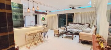 Living Room in 3 BHK Apartment at One Hiranandani Park, Ghodbunder Road – for Sale