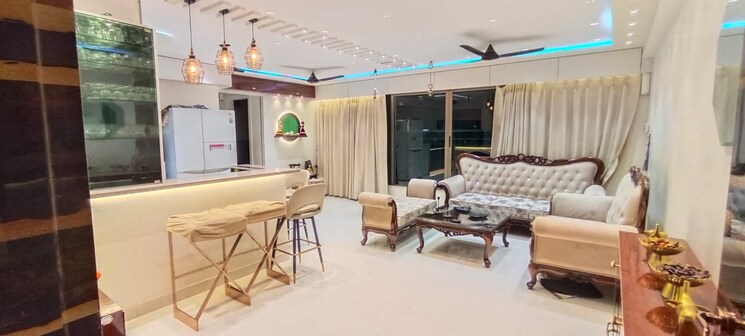 Living Room, one-hiranandani-park 3 Bedroom 1433 Sq.Ft. Apartment In Ghodbunder Road Thane 9096039