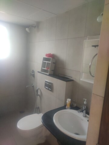 Bathroom in 2 BHK Apartment at Vajram Newtown, Thanisandra Main Road – for Rent