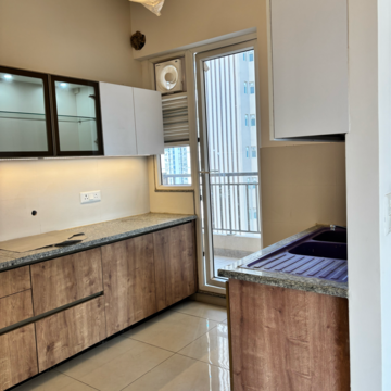 Kitchen in 3 BHK Apartment at ABA Ivy County, Sector 75 – for Rent