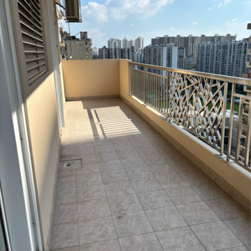 Balcony in 3 BHK Apartment at ABA Ivy County, Sector 75 – for Rent
