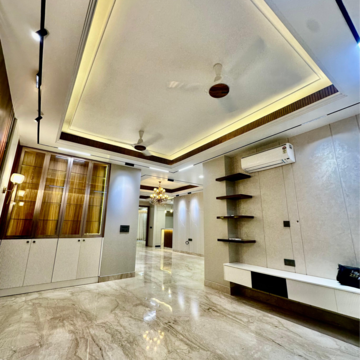 Living Room in 4 BHK Builder Floor at Central Park 3 The Room, Sohna Sector 33 – for Sale