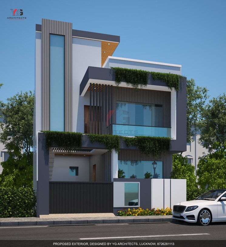 Exterior View, sushant golf city 5 Bedroom 2500 Sq.Ft. Independent House In Sushant Golf City Lucknow 9096046