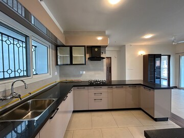 Kitchen in 3 BHK Apartment at Sobha Windsor, Whitefield – for Rent
