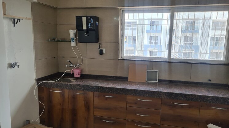 Kitchen, gera-shrishti 1 Bedroom 450 Sq.Ft. Apartment In Wagholi Pune 9096185