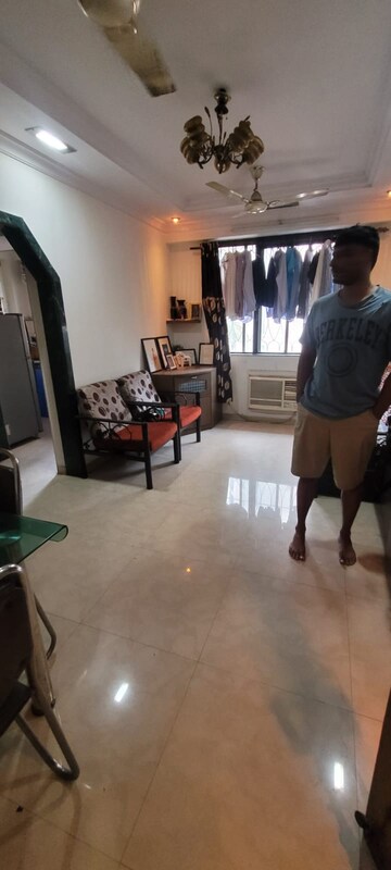 Living Room in 1 BHK Apartment at Lodha Paradise, Majiwada – for Rent