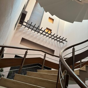 Staircase in 6+ BHK Independent House at Sushant Lok 2, Sector 57 – for Sale