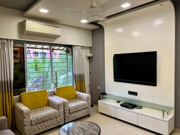 Living Room in 3 BHK Apartment at Maitrai Park Society, Kopri – for Sale