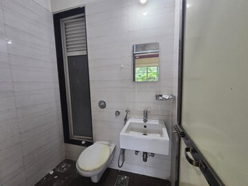 Bathroom in 1 BHK Apartment at Vasant Fiona, Pokhran Road No Two – for Rent