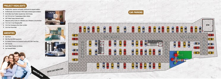 Master Plan, talaghattapura 3 Bedroom 1490 Sq.Ft. Apartment In Talaghattapura Bangalore 9096341