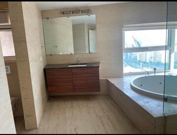 Bathroom in 4 BHK Apartment at DLF The Belaire, Sector 54 – for Rent