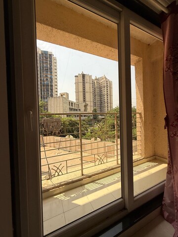 Balcony in 2 BHK Apartment at Bharat Ecovistas, Shilphata – for Rent