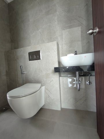 Bathroom in 1 BHK Apartment at Raymond Ten X Habitat, Pokhran Road No Two – for Rent