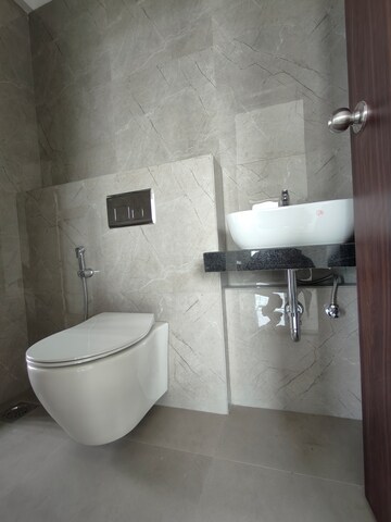 Bathroom in 1 BHK Apartment at Raymond Ten X Habitat, Pokhran Road No Two – for Rent