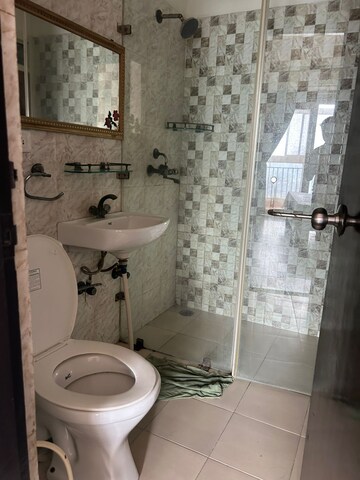 Bathroom in 2.5 BHK Apartment at Antriksh Golf View, Sector 78 – for Rent