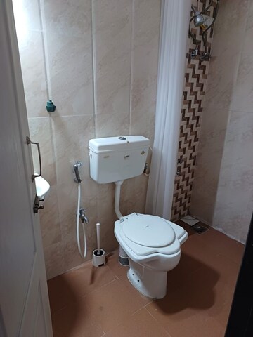 Bathroom in 3 BHK Apartment at Thane West – for Rent