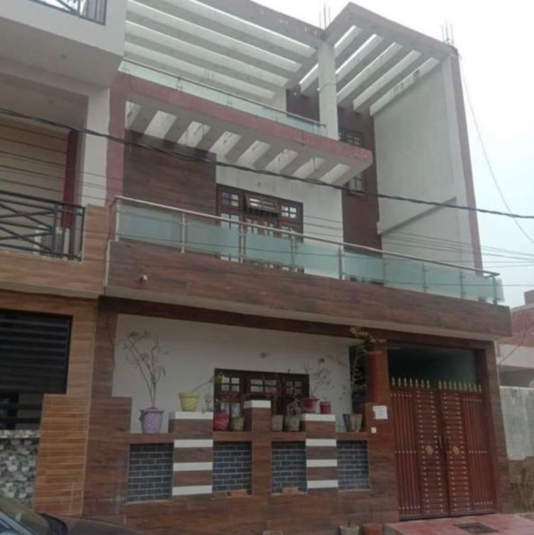 Exterior View, gomti nagar 4 Bedroom 1000 Sq.Ft. Independent House In Gomti Nagar Lucknow 9096572