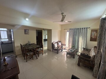 Living Room in 2.5 BHK Apartment at Atlanta Enclave, Shilphata – for Sale