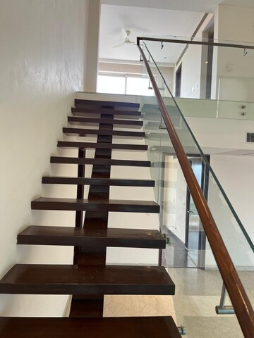 Staircase in 5 BHK Penthouse at Abw La Lagune, Sector 54 – for Rent
