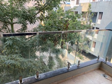 Balcony in 1 BHK Apartment at MD Brahma Towers, Wakad – for Rent