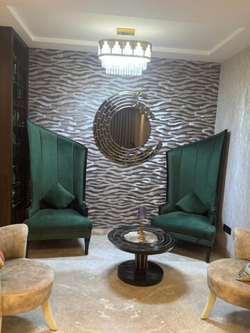 Living Room in 4 BHK Builder Floor at DLF Queens Court, Greater Kailash ii – for Rent