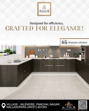 Kitchen in 1 BHK Apartment at Matru Sagar, Nalasopara West – for Sale