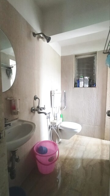 Bathroom in 2 BHK Apartment at Sunrise Glory, Shilphata – for Rent