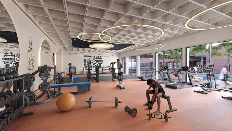 Gym, surat dumas road 3 Bedroom 2350 Sq.Ft. Apartment In Surat Dumas Road Surat 9096763