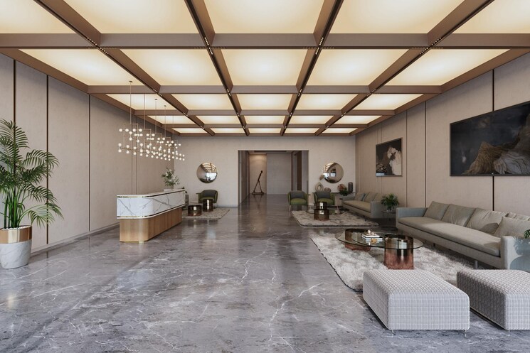 Living Room, surat dumas road 3 Bedroom 2350 Sq.Ft. Apartment In Surat Dumas Road Surat 9096763